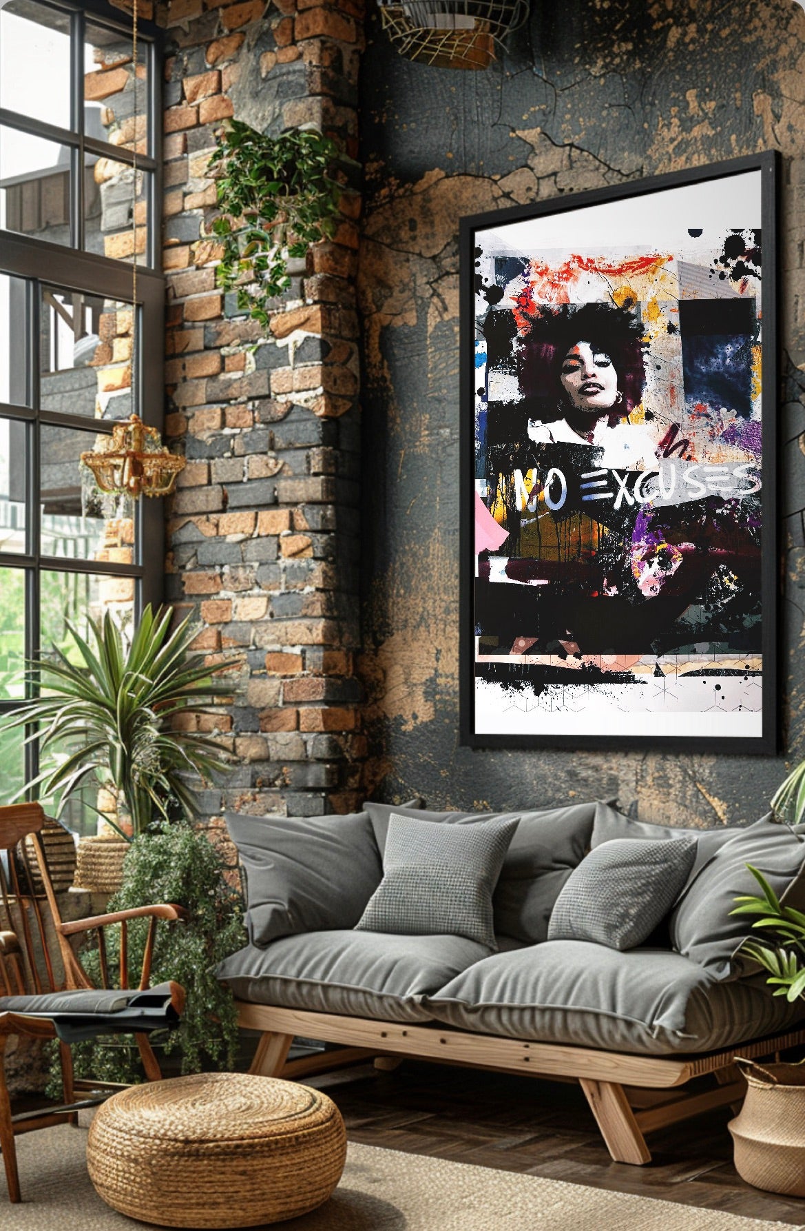 No Excuses- A3 Digital Print Limited Edition - Urban Style Print