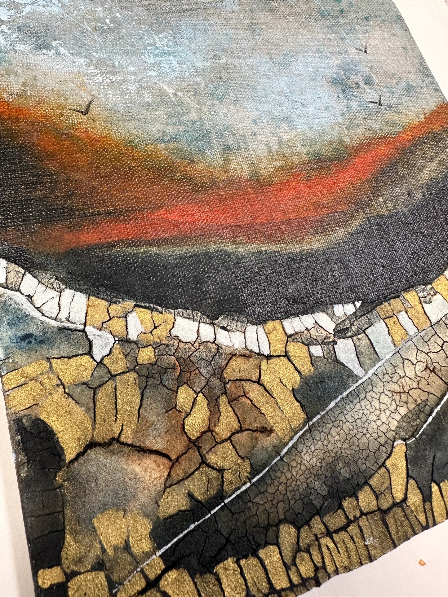 Emberlight Original Art - Abstract Landscape