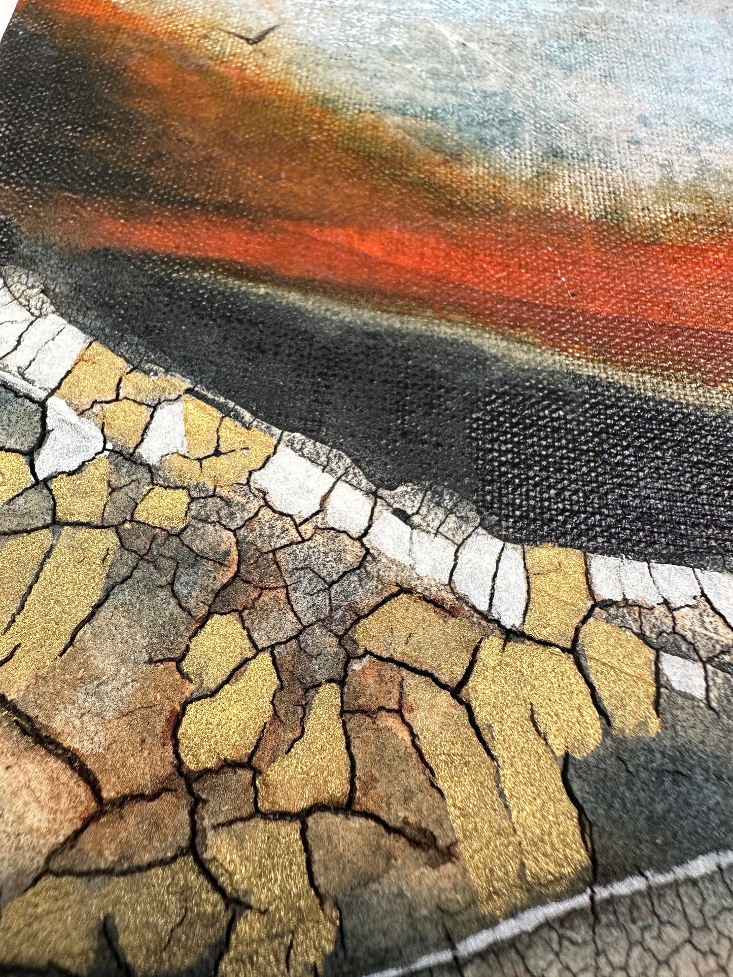 Emberlight Original Art - Abstract Landscape