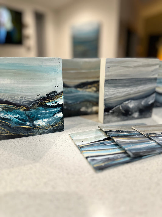 Winter Fall - Mini Original Artwork