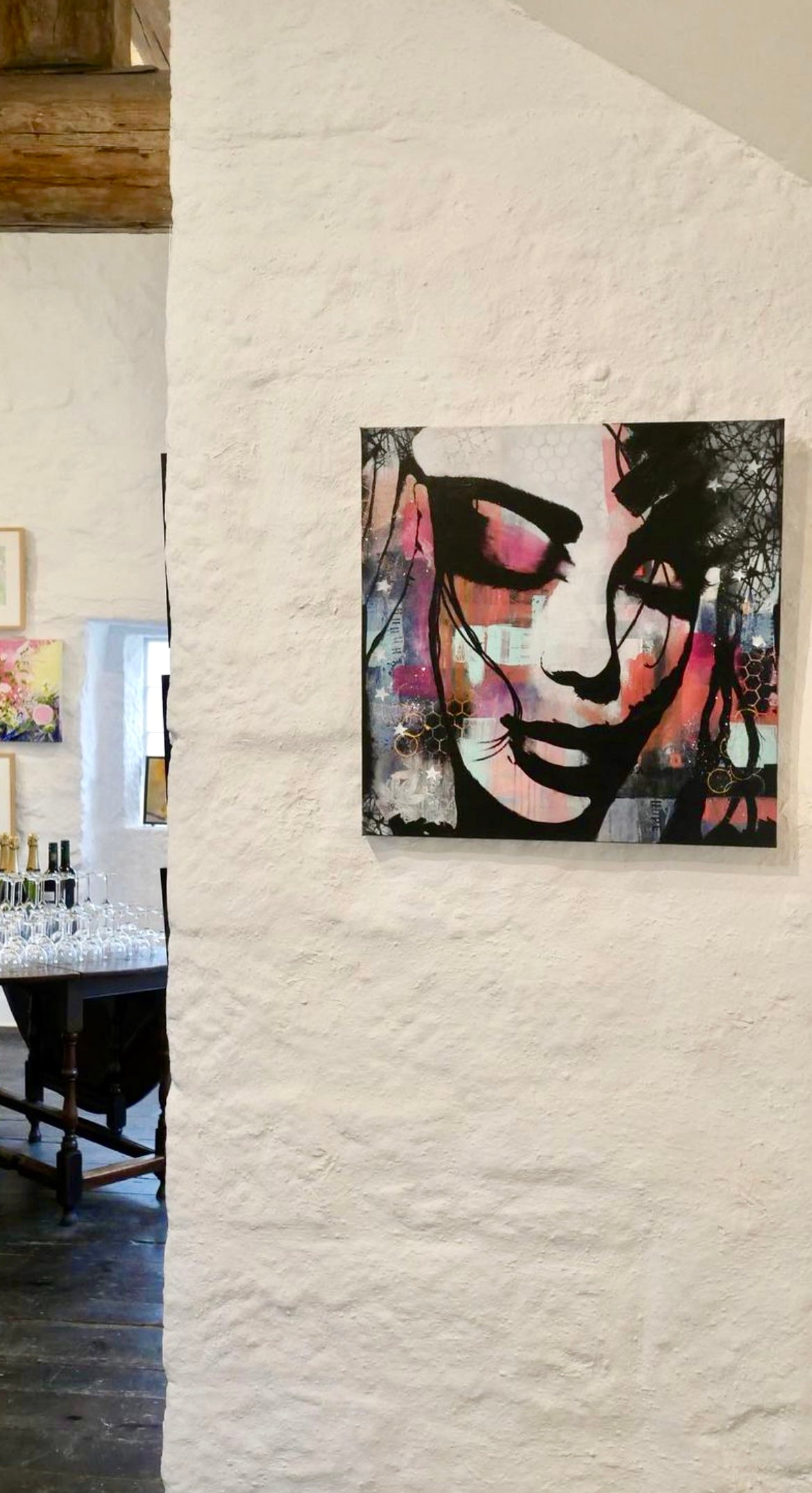 Hope - Original Art, Female Painting, Female Portrait, Abstract