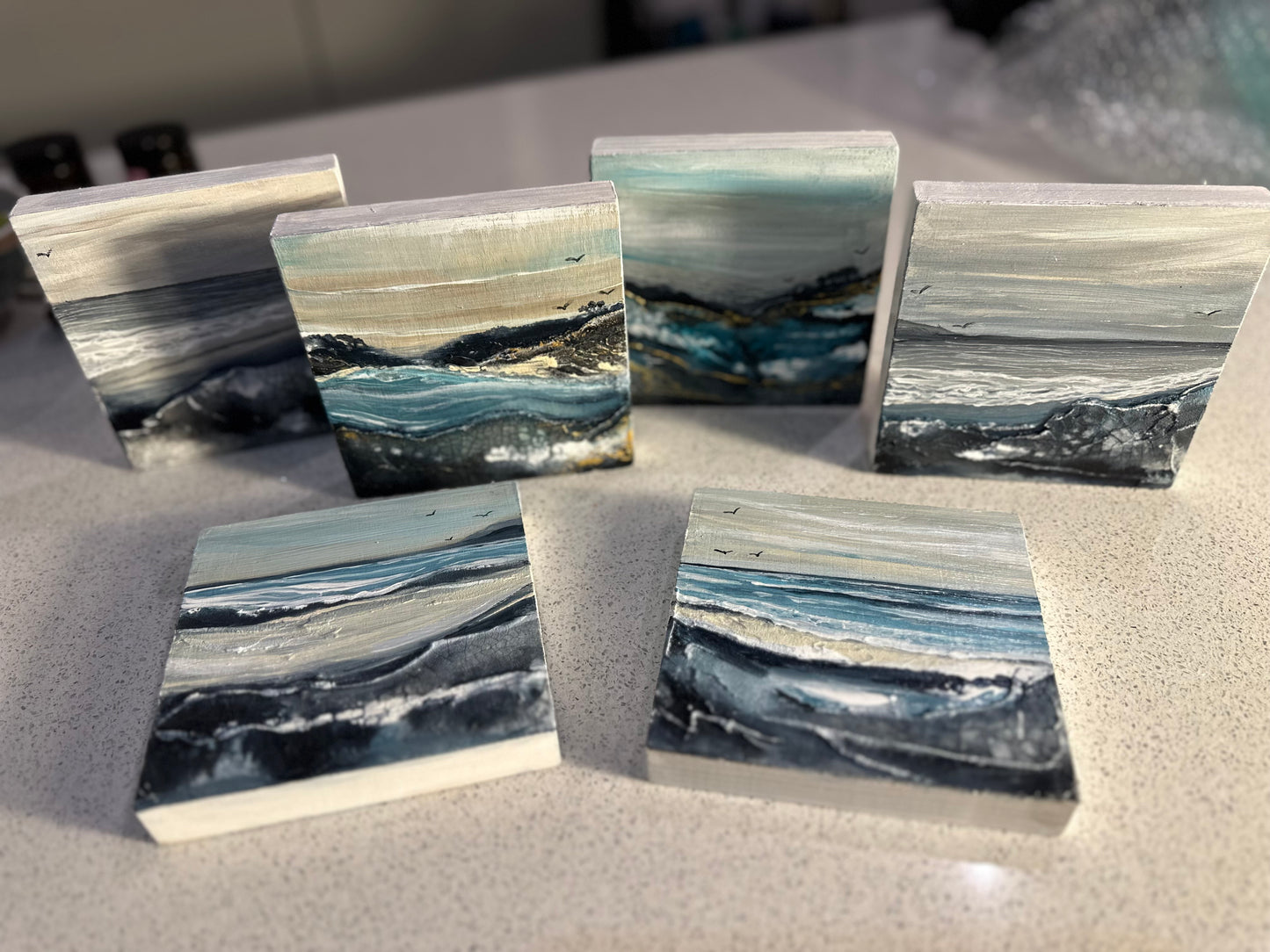 Snowlight Sea - Mini Original Artwork