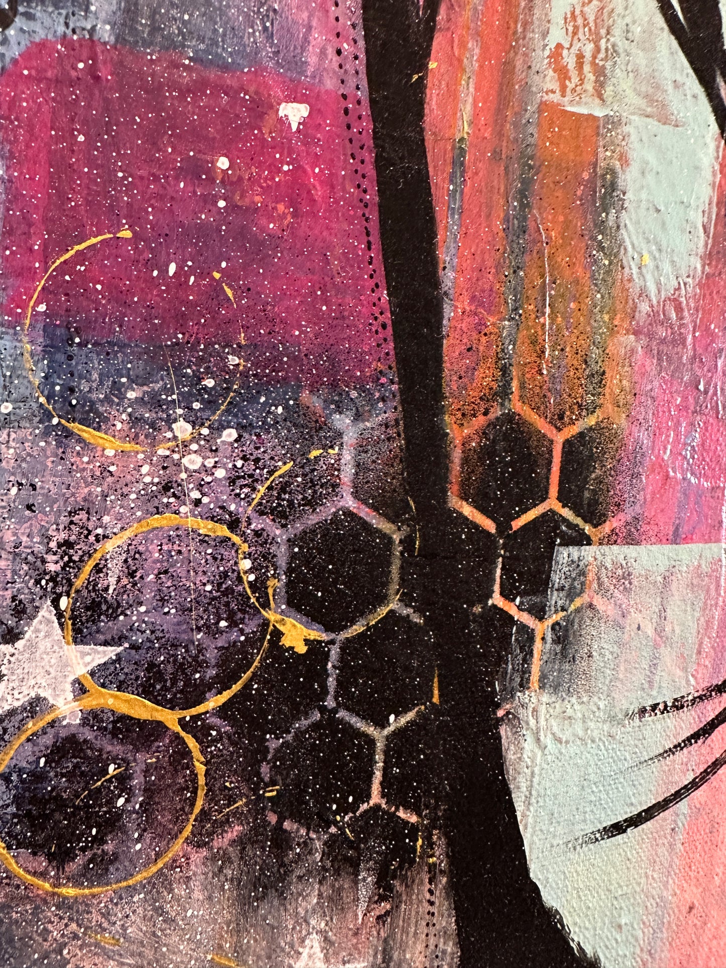 Hope - Original Art, Female Painting, Female Portrait, Abstract