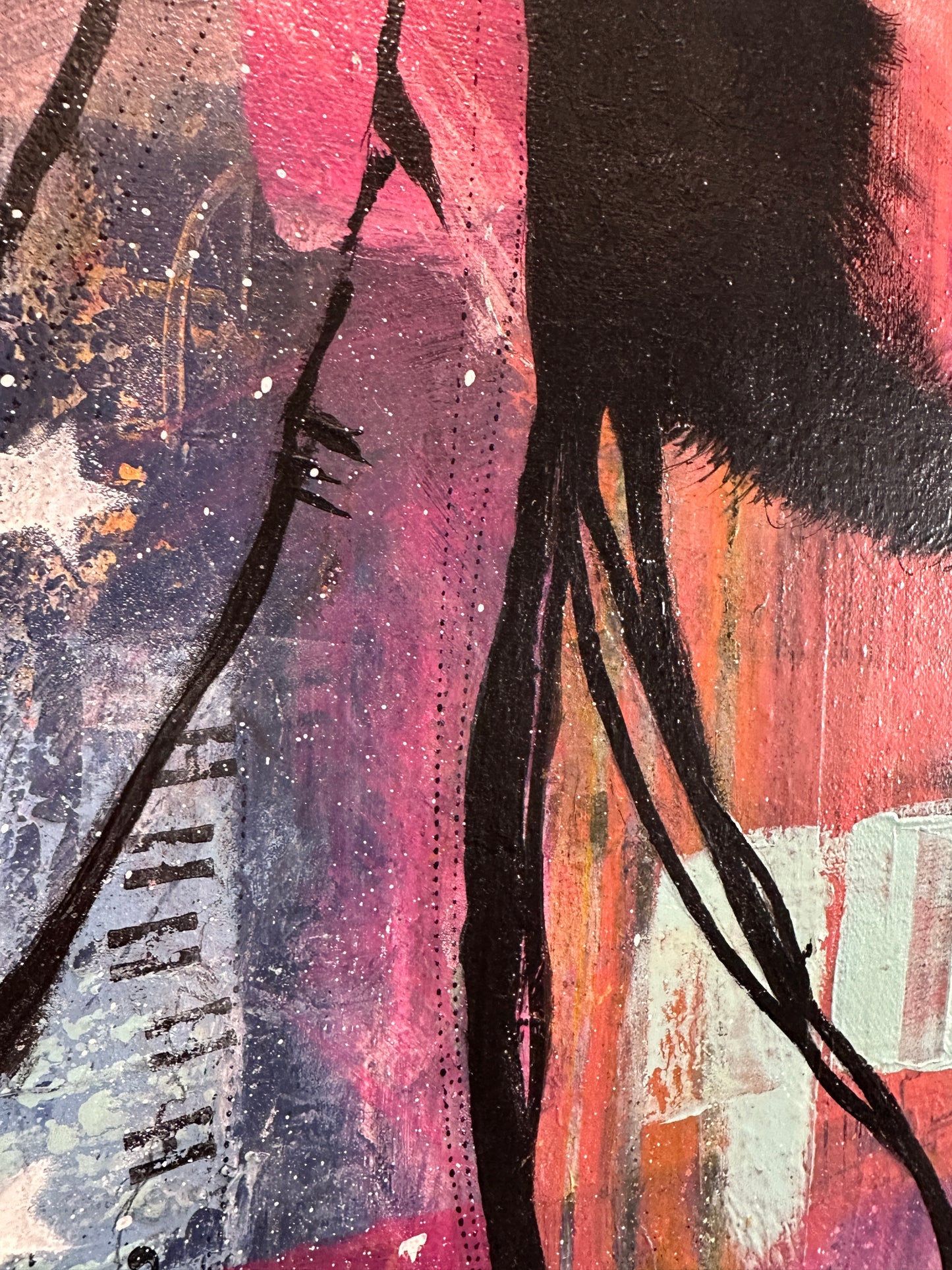 Hope - Original Art, Female Painting, Female Portrait, Abstract