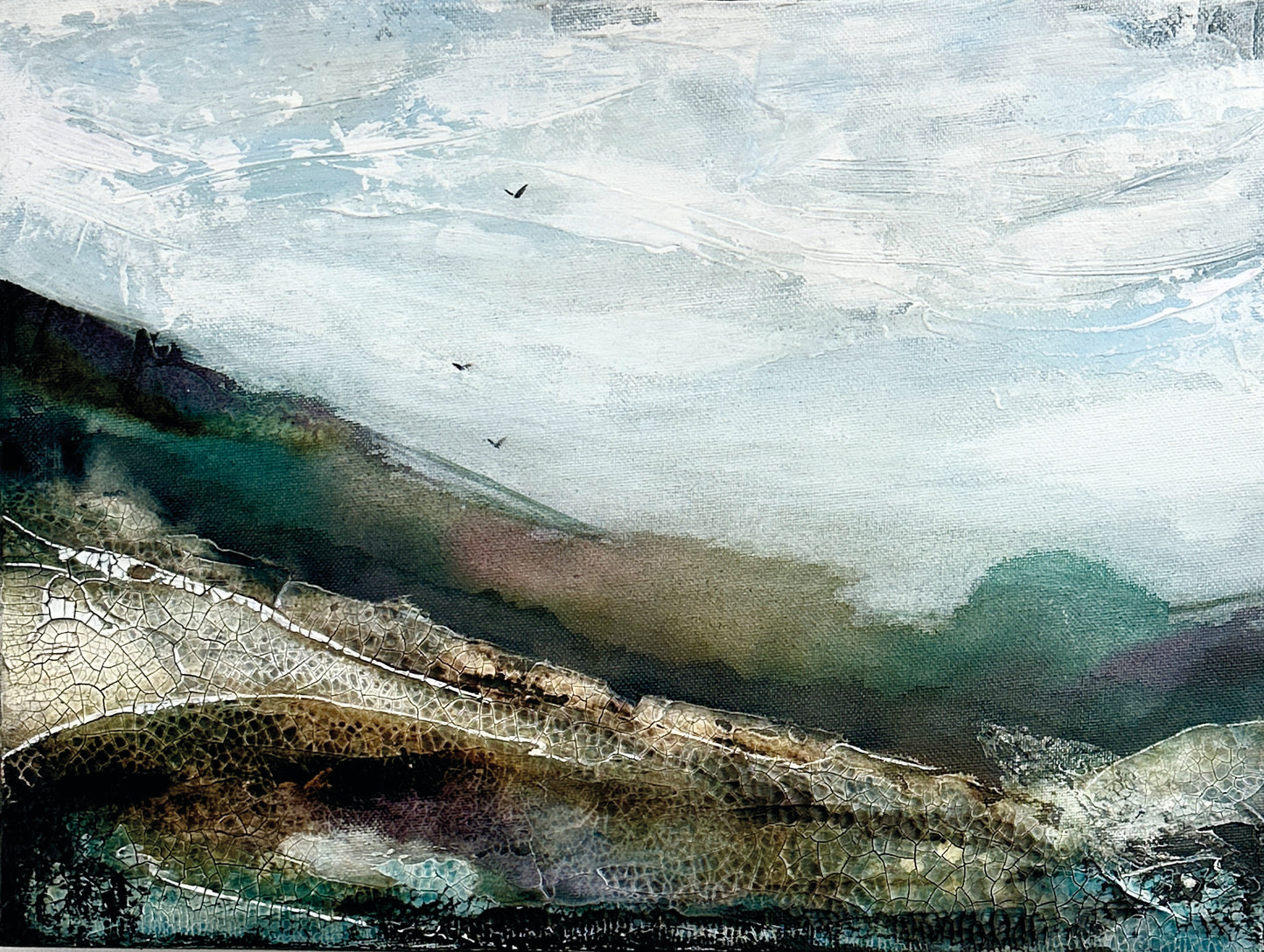 SOLD - Unwinding Path - Original Art