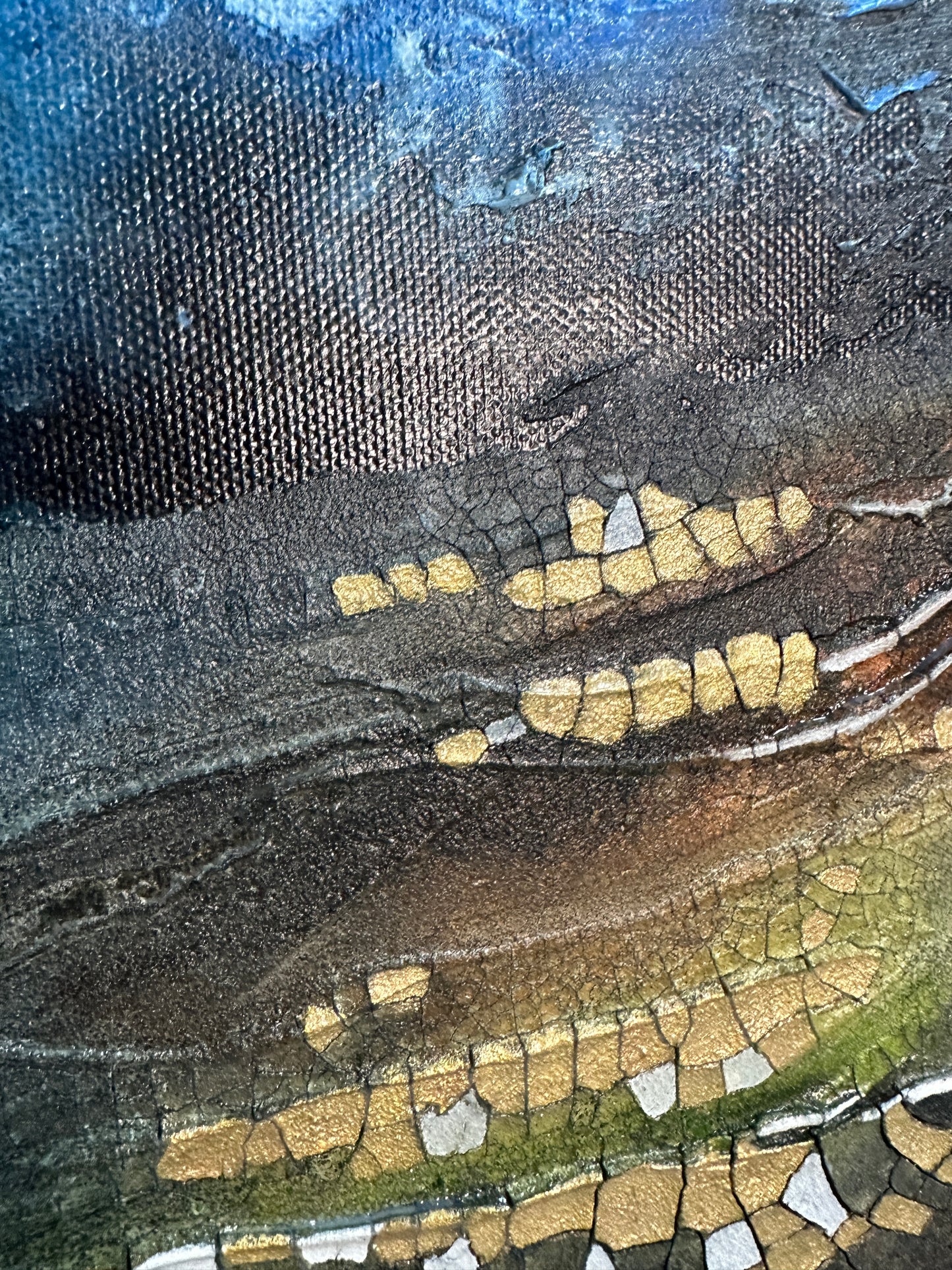 Tides of Becoming - Original Art, Seascape, Blue Painting, Abstract