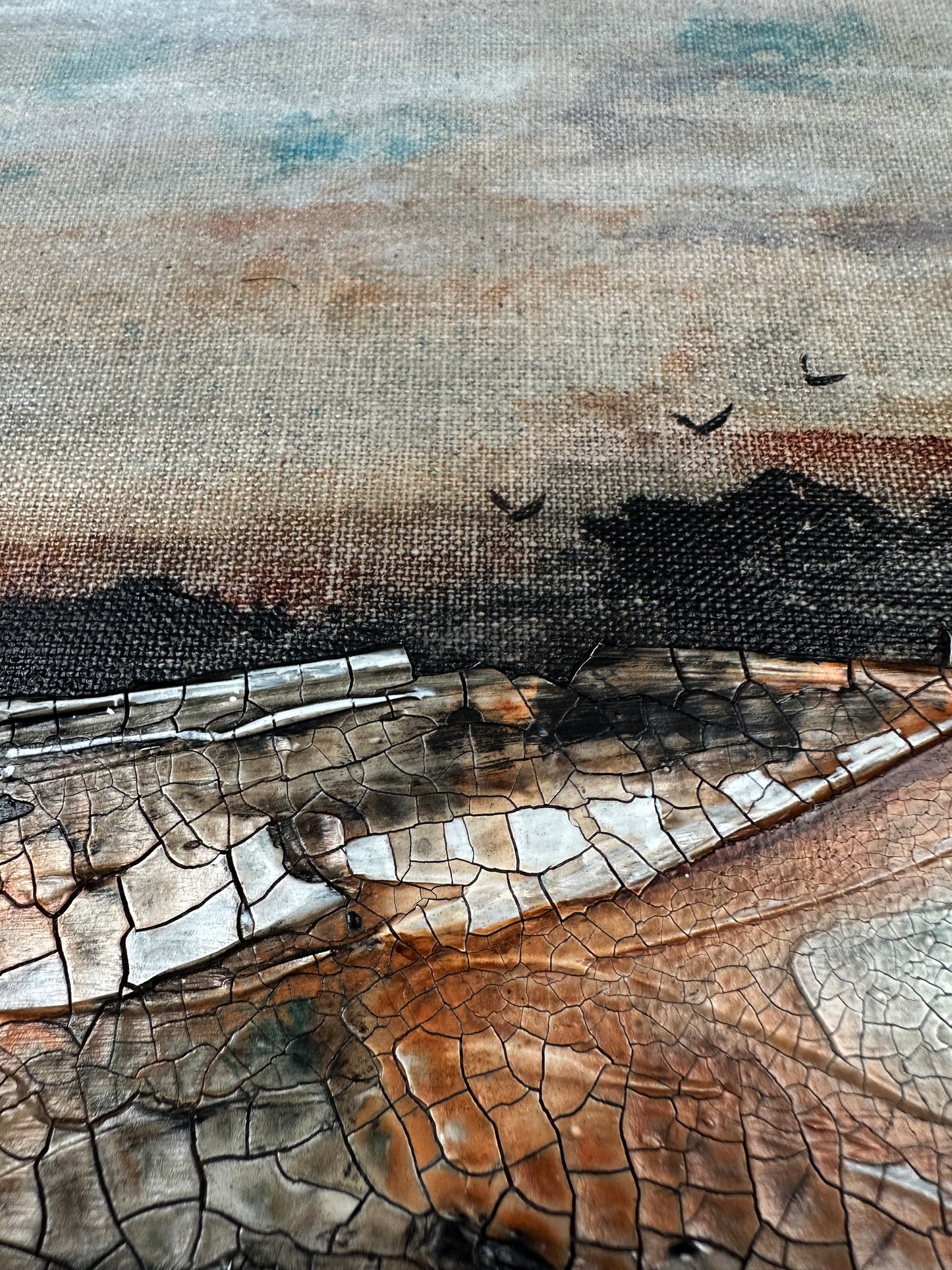 Quiet+Free Original Art - Abstract Landscape