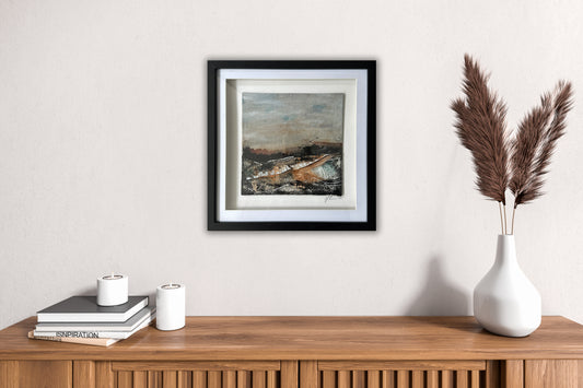 Quiet+Free Original Art - Abstract Landscape