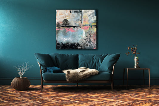 Serendipity - Original Art, landscape, mixed media, abstract