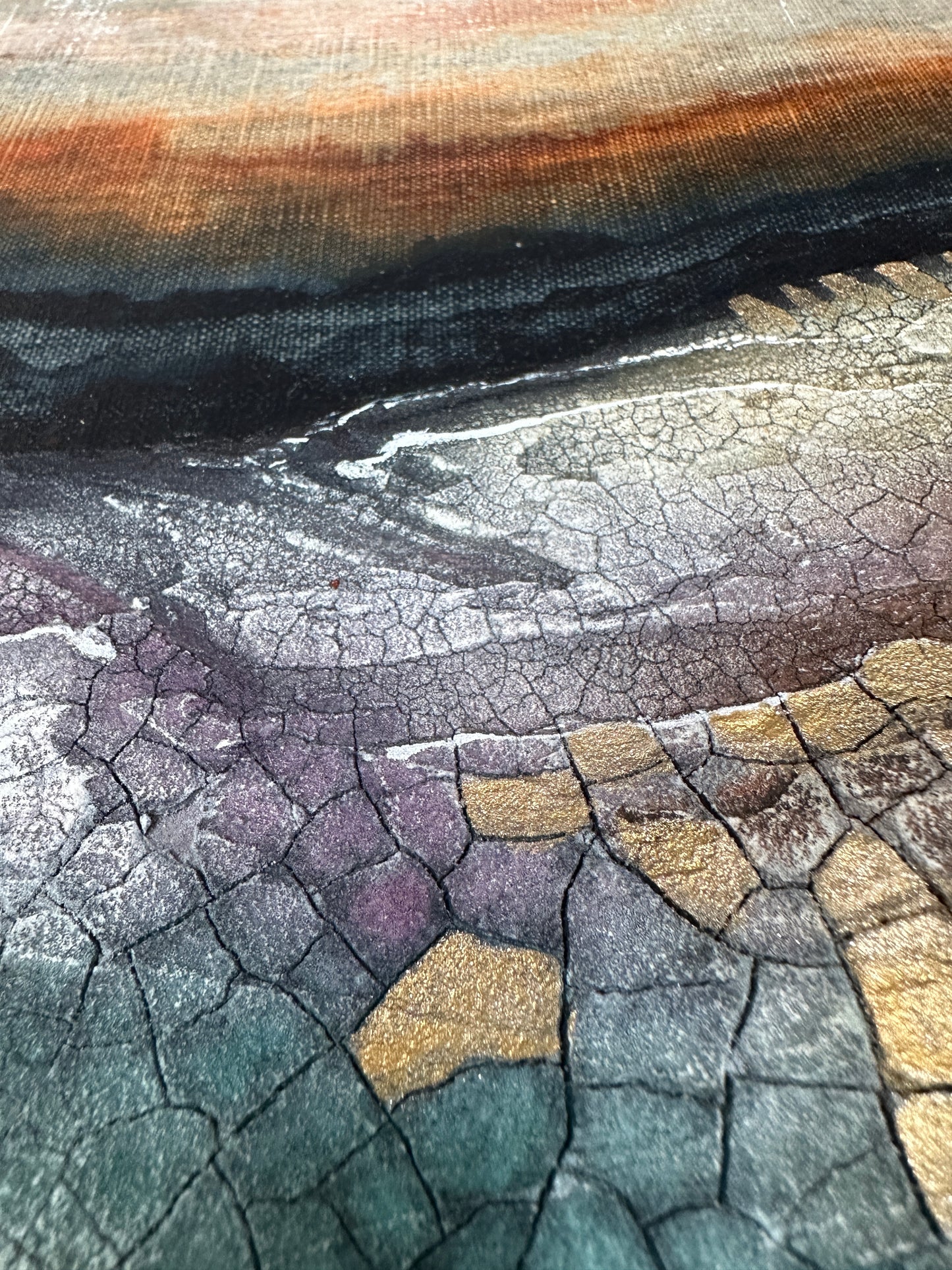 Silent Shift Original Art - Abstract Landscape