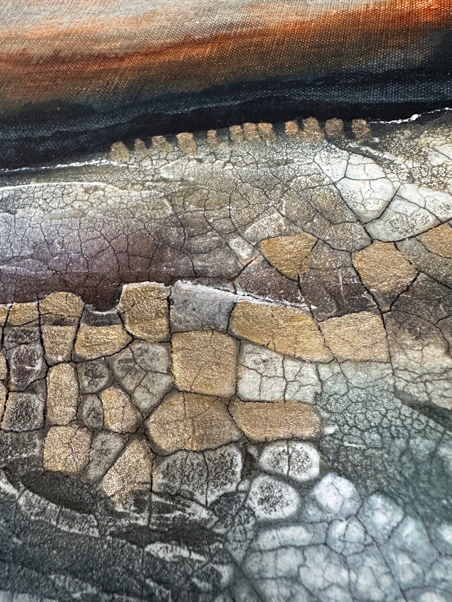 Silent Shift Original Art - Abstract Landscape