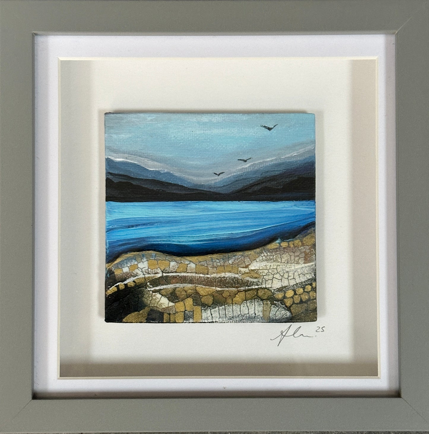 Mini Original Art - The Quiet Edge, mini landscape