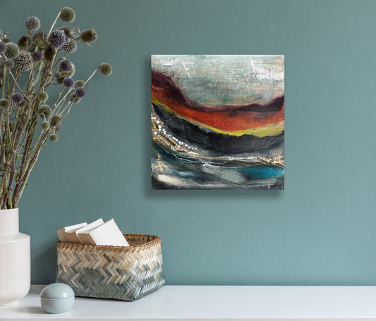 Unearthed Glow Original Art - Abstract Landscape