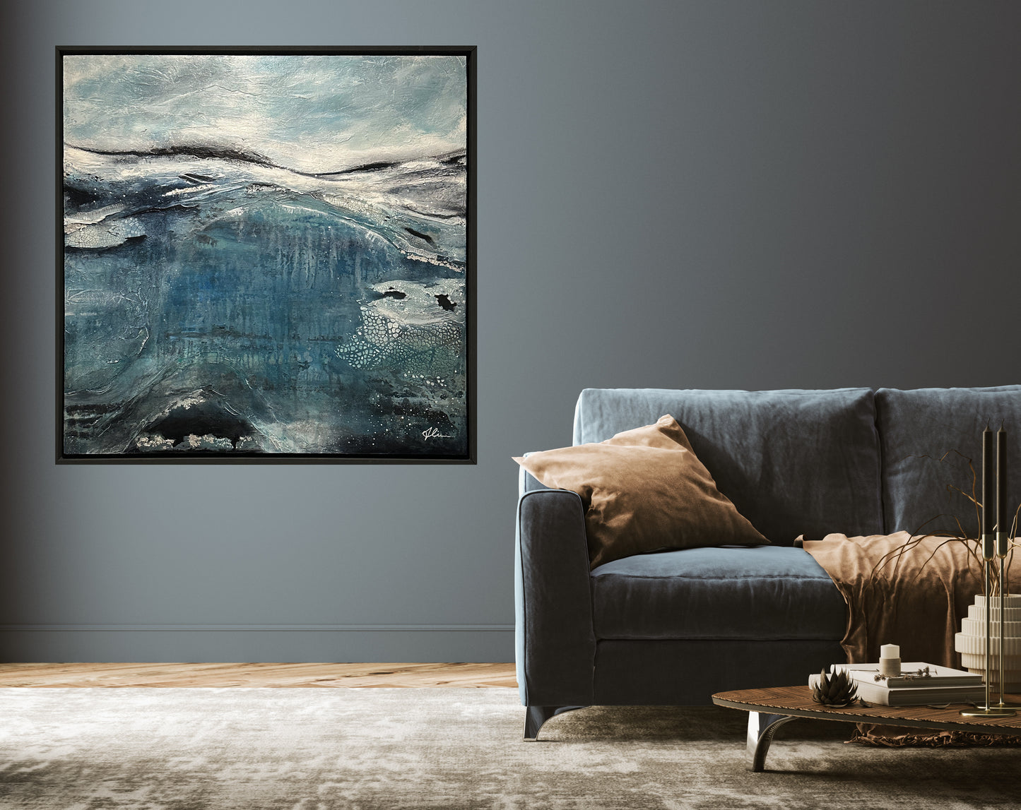 Winter Exhale - Original art, Landscape