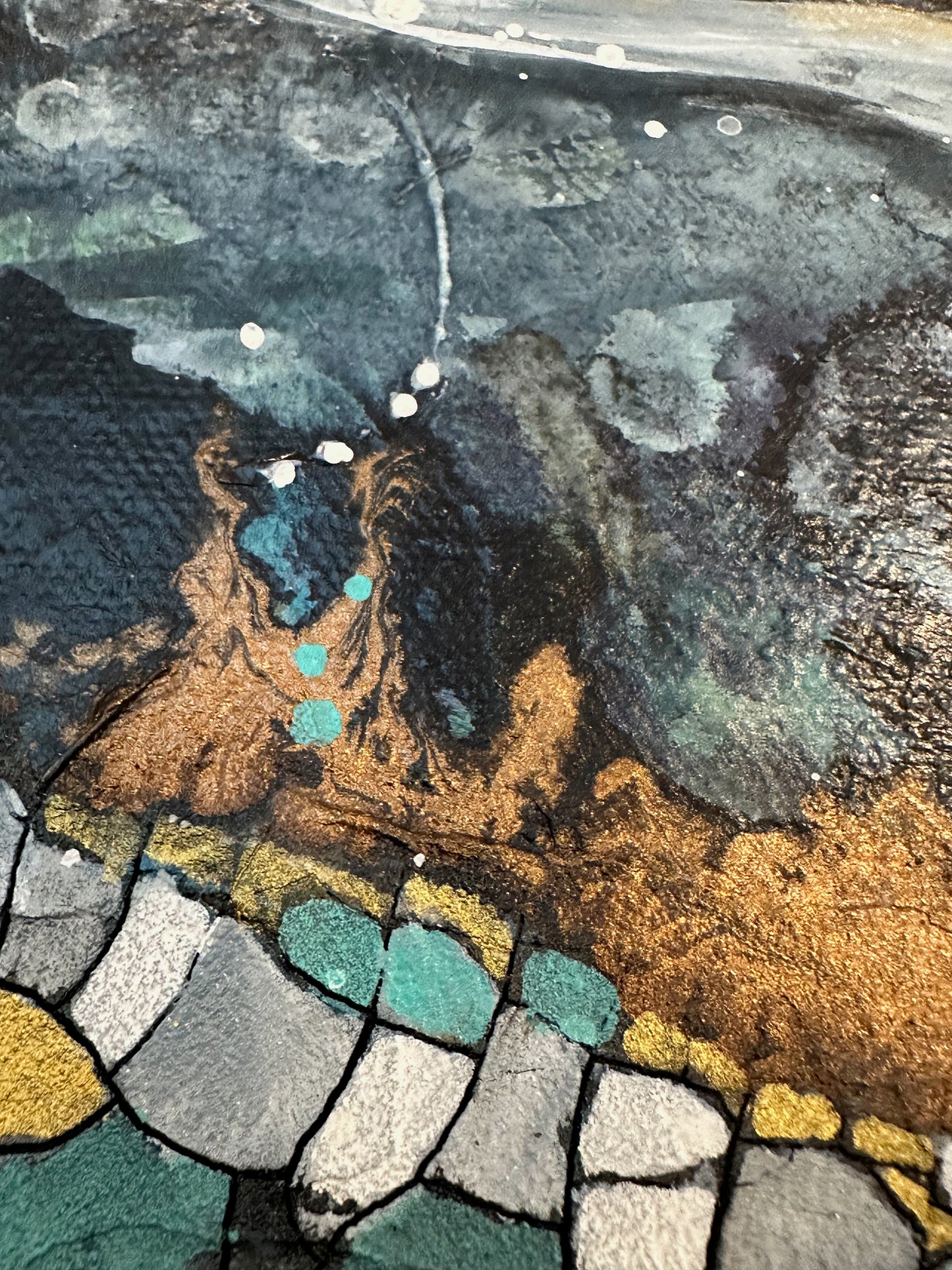 The Place We Return Original Art - Abstract Landscape