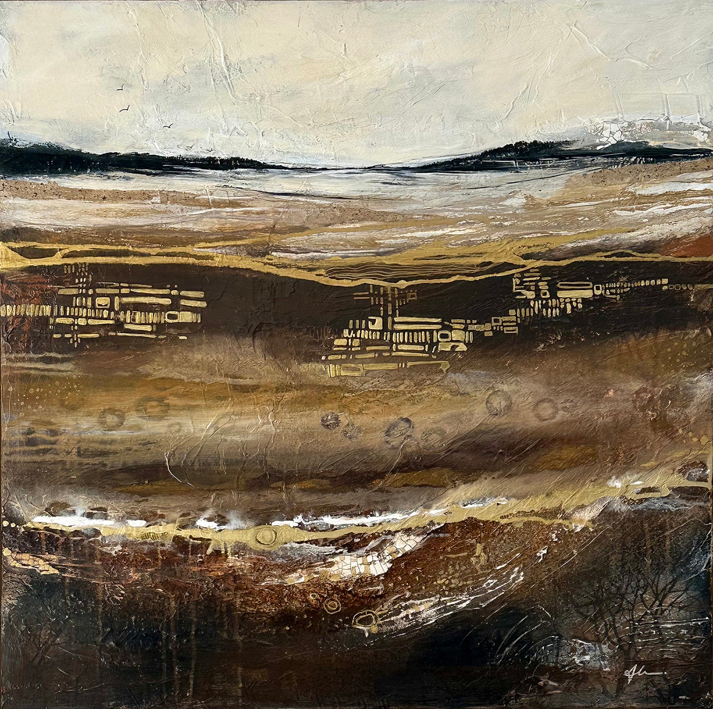 Autumn Inhale - Original art, Landscape