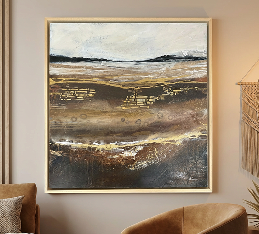 SEASON COLLECTION - Autumn Inhale - Original art, Landscape