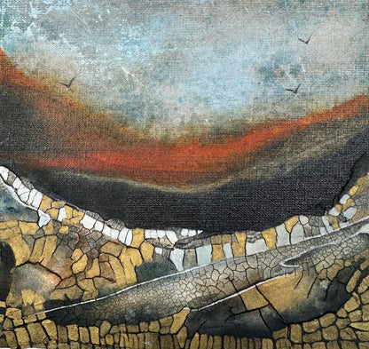 Emberlight Original Art - Abstract Landscape
