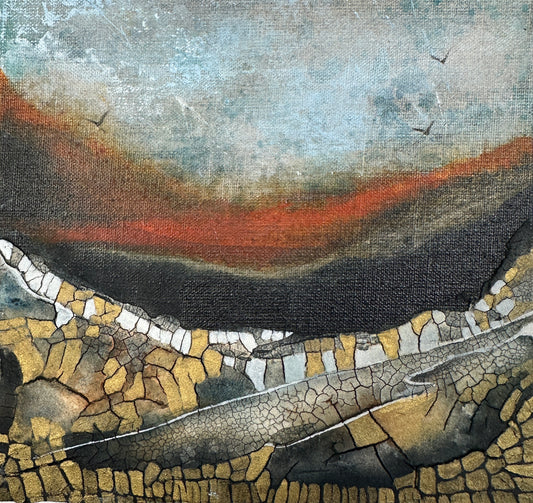 Emberlight Original Art - Abstract Landscape