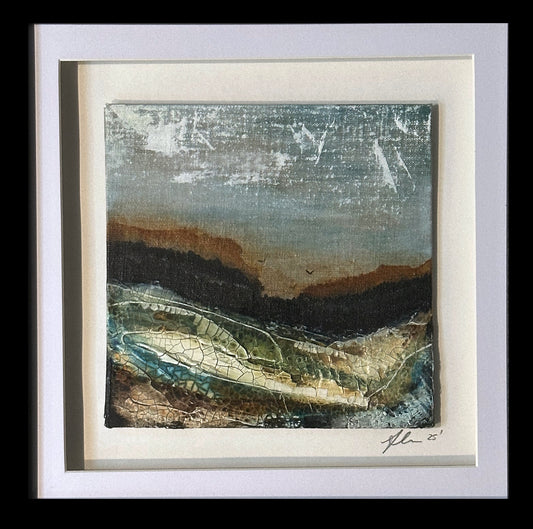 Fading Echoes Original Art - Abstract Landscape
