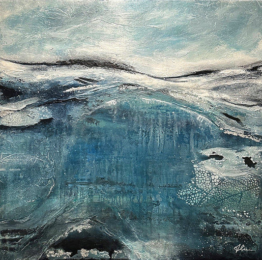 SEASON COLLECTION - Winter Exhale - Original art, Landscape