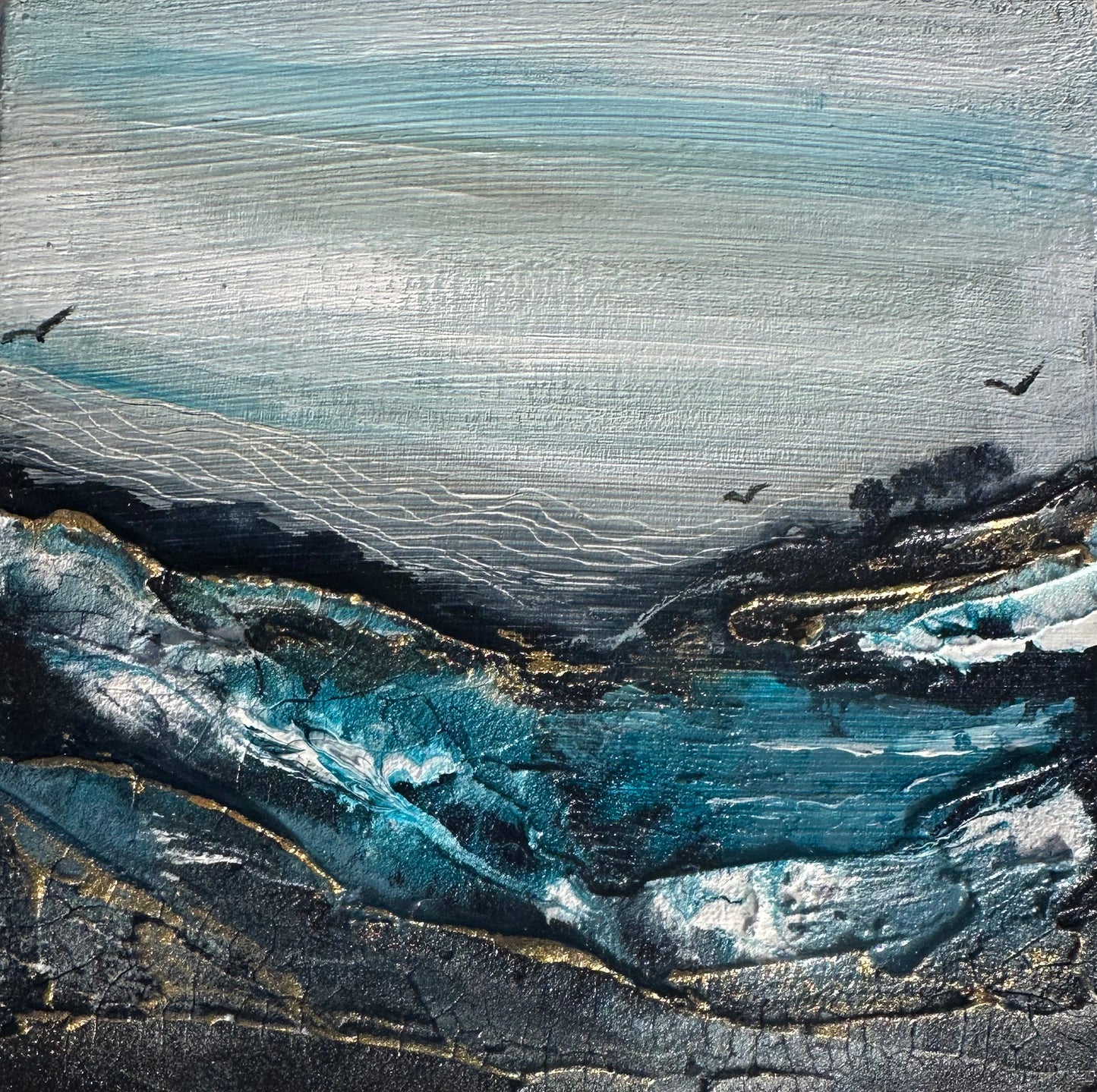 Winter Fall - Mini Original Artwork