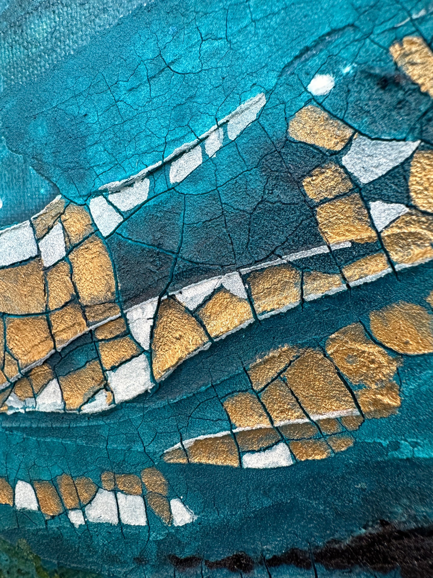 SALE!! Fragments of You - Original Art, Seascape, Blue Painting, Abstract