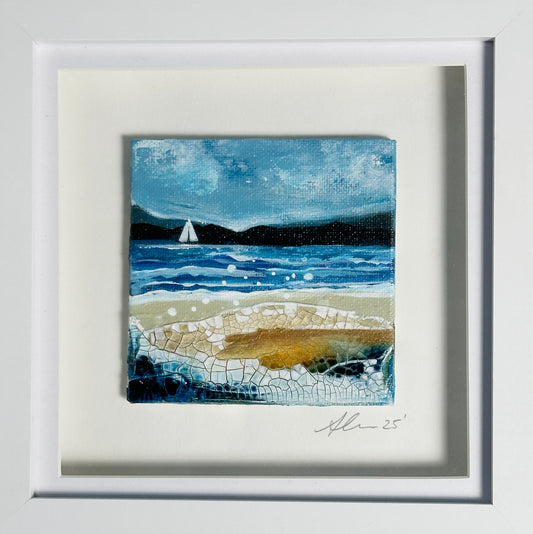 Mini Original Art - Life's A Beach No.2, mini landscape