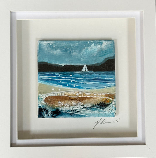 Mini Original Art - Life's A Beach No.3, mini landscape