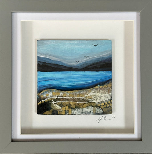 Mini Original Art - The Quiet Edge, mini landscape