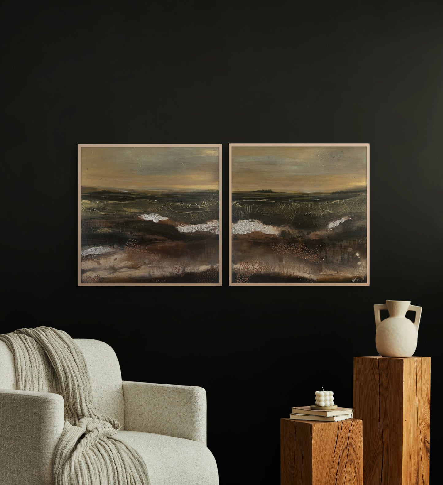 The Departed - Diptych, Original art, Landscape