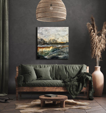 VENDIDO-Obra de arte original - Invierno en Horsforth I