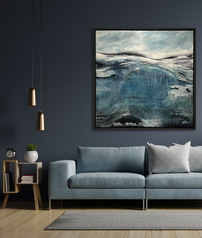 Winter Exhale - Original art, Landscape