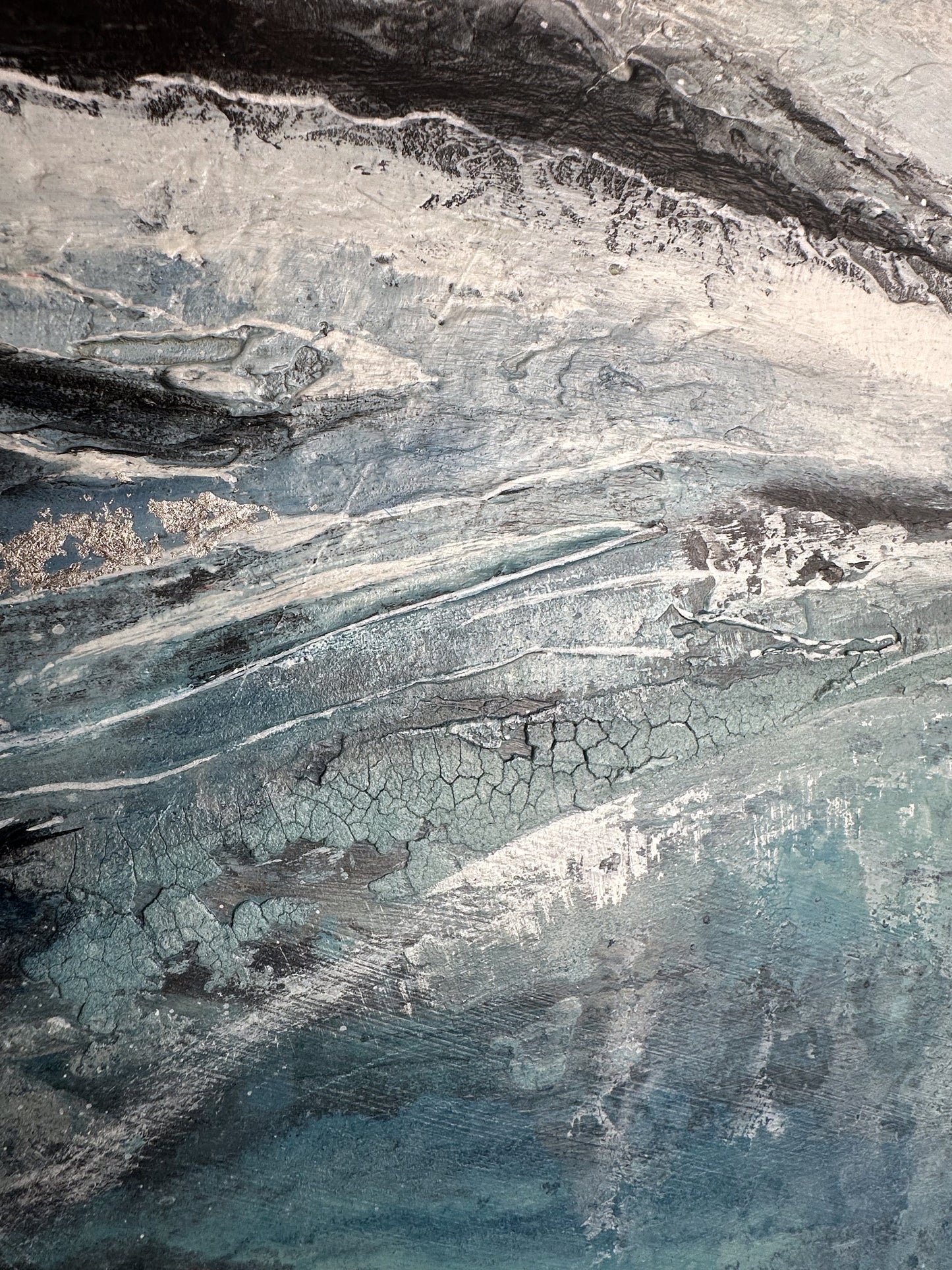 Winter Exhale - Original art, Landscape