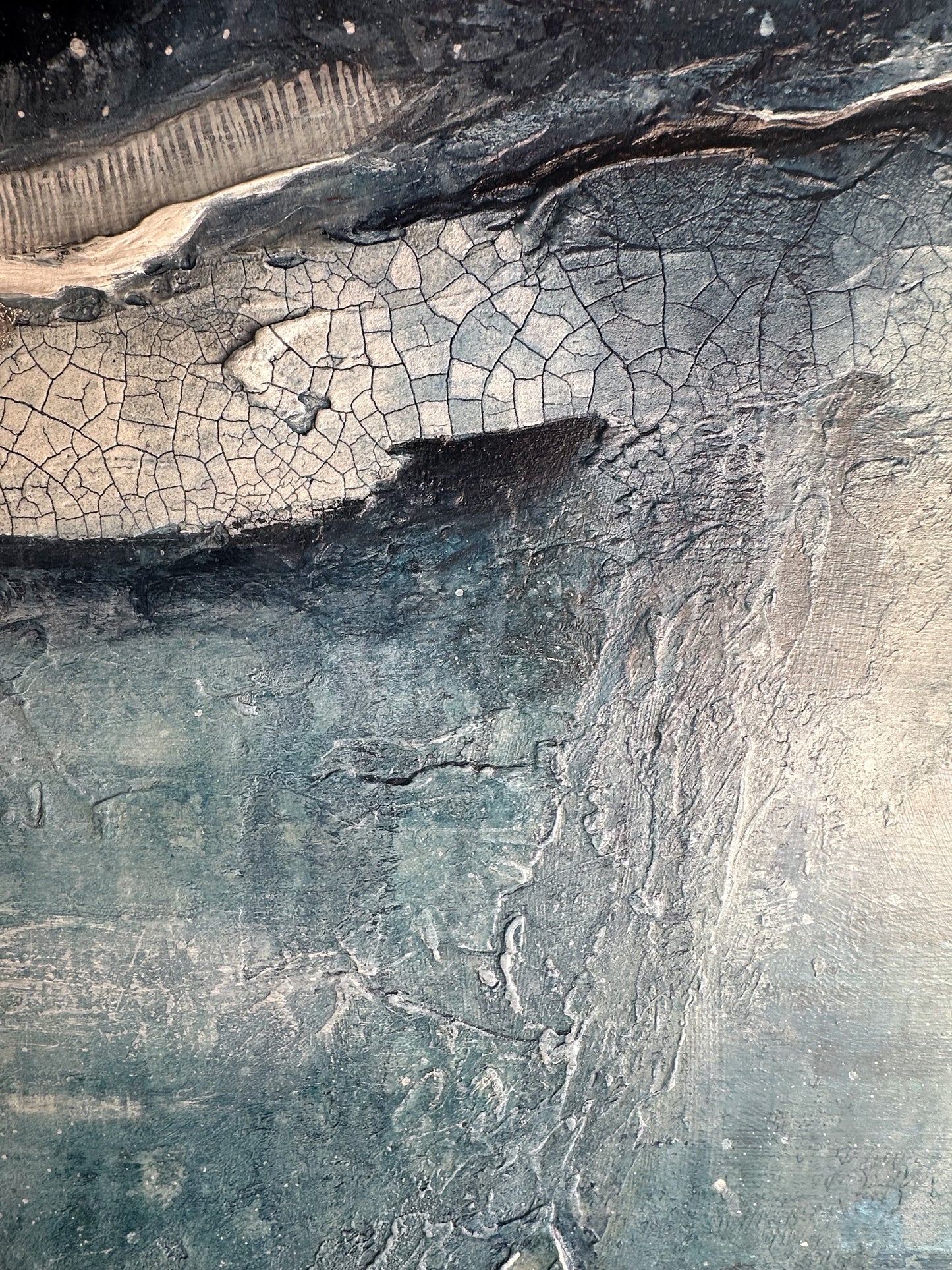 Winter Exhale - Original art, Landscape