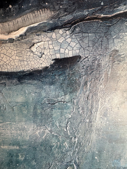 Winter Exhale - Original art, Landscape