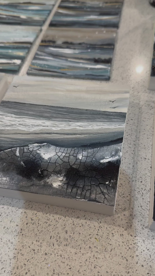 Snowlight Sea - Mini Original Artwork