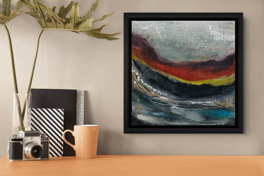Unearthed Glow Original Art - Abstract Landscape